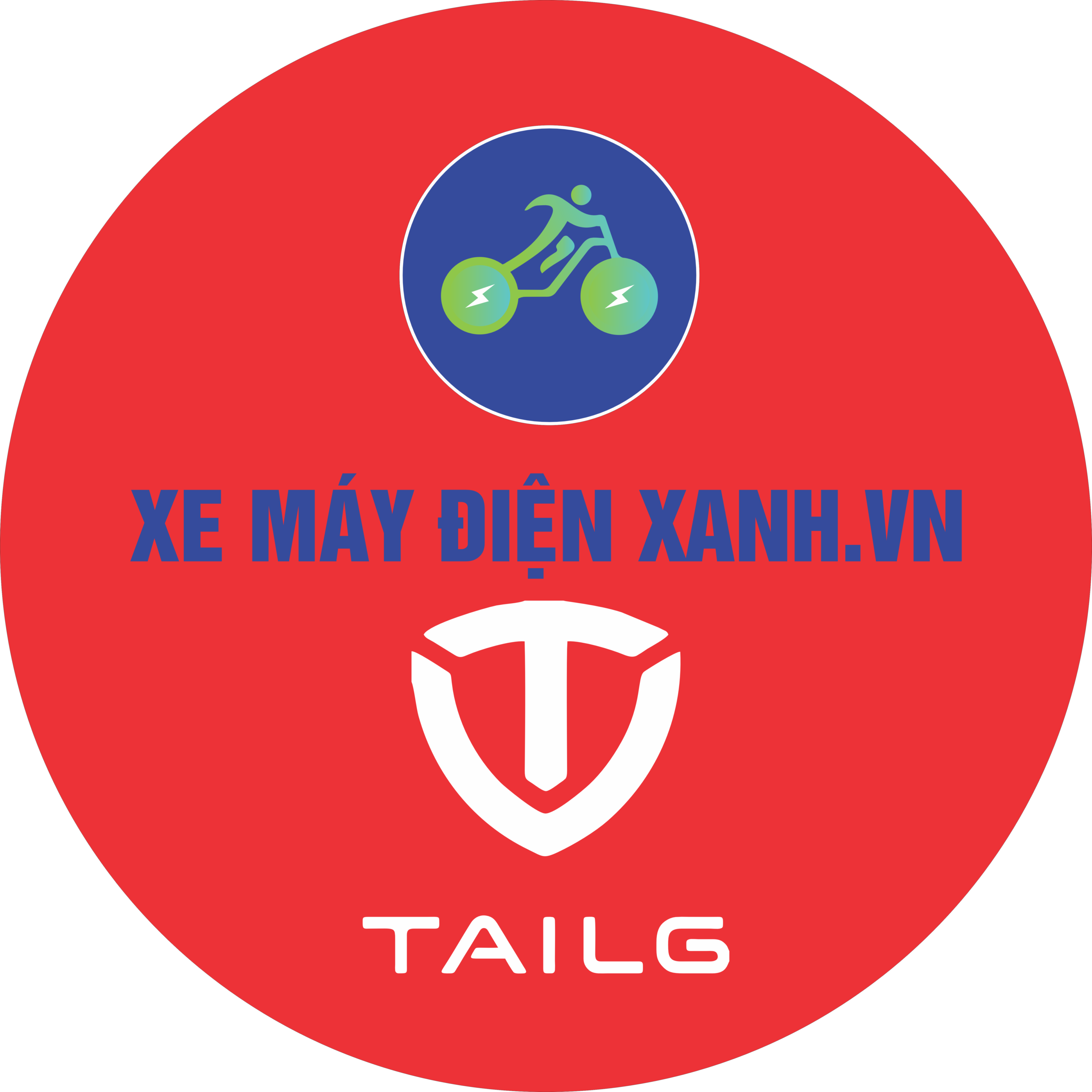 XE MAY DIEN XANH logo