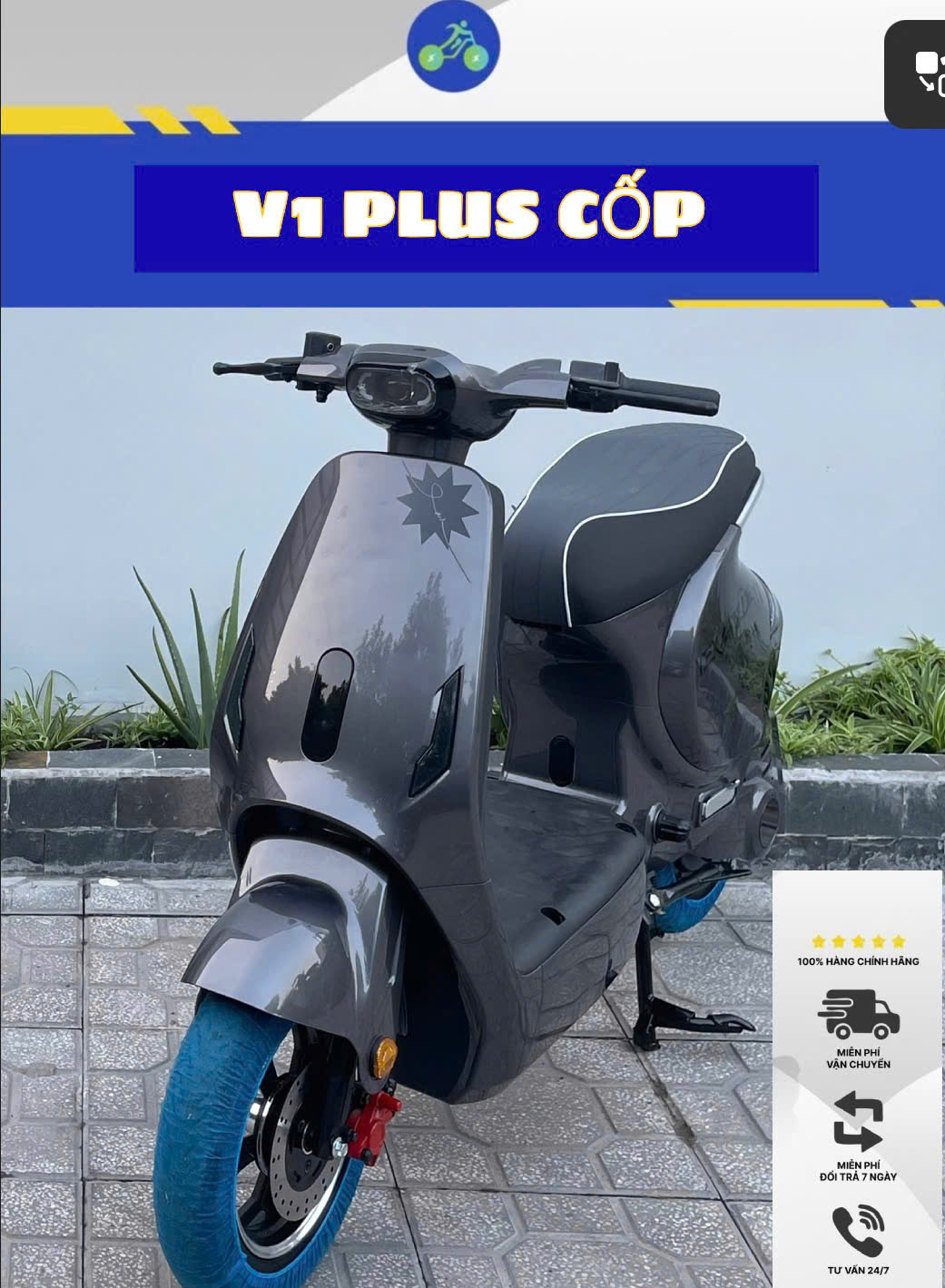 XE ĐIỆN V1 CÓ CỐP