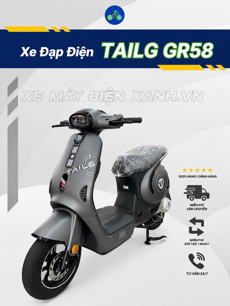 XE ĐIỆN GR58 TAILG